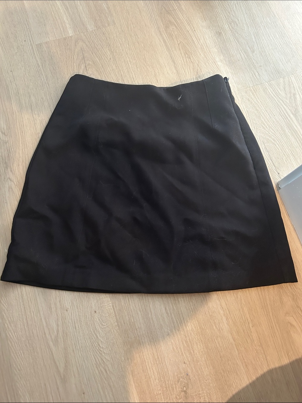 Dynamite Black Mini Skirt - Classic A-Line